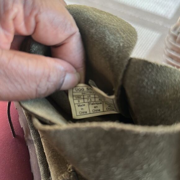 Ugg ELVI Women Suede Spruce Ankle Boots 9 - Picture 7 of 7